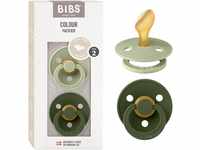 BIBS Colour Anatomical Schnuller 2er Pack, BPA-frei Dummy-Schnuller,...