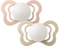 BIBS Couture Schnuller 2er-Pack, BPA-frei, Kiefergerechte Form. Silikon, Gr&ouml;&szlig;e 2