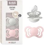 BIBS Couture Schnuller 2er-Pack, BPA-frei, Kiefergerechte Form. Silikon, Hergestellt