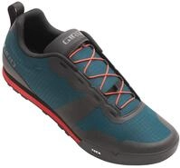 Giro Herren Tracker Fastlace Fahrradschuh, Harbor Blue Bright Red, 46 EU