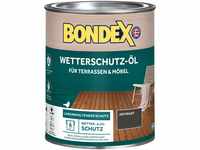 Bondex Wetterschutz Öl Anthrazit 0,75 L für 8 m² | Langanhaltender Schutz |...
