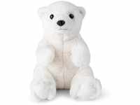 WWF 01191 - ECO Plüschtier Eisbär, lebensecht gestaltetes Kuscheltier, ca. 23 cm