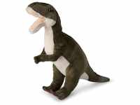 WWF Plüschtier T-Rex, stehend (15cm), realistisch gestaltetes Plüschtier, Super