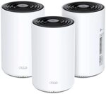 TP-Link Deco PX50 Powerline WLAN Mesh Set (3er Pack), Dualband Wi-Fi 6 AX3000 + G.hn