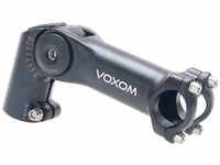 Voxom Vorbau Vb3 schwarz, 25,4mm, 120mm höhenverstellbar, -10/+65, 25,4mm/120mm