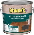 Bondex Wetterschutz &Ouml;l Anthrazit 2,5 L f&uuml;r 28 m&sup2; | Langanhaltender Schutz |...