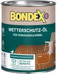 Bondex Wetterschutz &Ouml;l Teak 2,5 L f&uuml;r 28 m&sup2; | Langanhaltender Schutz |...