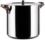Alessi Edo PU100/24 - Design Topf aus Edelstahl 18/10, Griffe aus Edelstahl 18/10 Mit