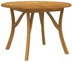 vidaXL Gartentisch &Oslash; 110 cm Massivholz Akazie