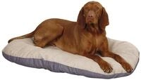 Kerbl Pet Liegekissen Loneta | Beige/Grau, 120 &times; 85 cm, robustes Haustierkissen aus