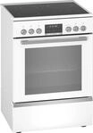 Bosch Serie 6 HKS79R220 Backofen und Herd, Keramik, Wei&szlig;, Drehkn&ouml;pfe, vorne, 1,2 m,