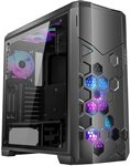 AZZA Storm 6000B ARGB, Tower-Geh&auml;use,schwarz, Tempered Glass