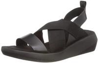 Fly London Women's Baji848fly Sandal, Schwarz, 41 EU