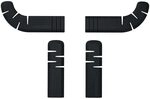 Ergon Lenker D&auml;mpfungsset BT OrthoCell Pad Set, 42500090
