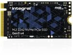 Integral SSD 512GB NVME M.2 2280 PCIe Gen3x4 R-3450MB/s W-2400MB/s M1 Solid State