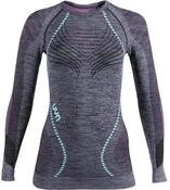 UYN Damen Unterhemd Ambityon UW Unterhemd, Black Melange/Pink/Aqua, L/XL,...