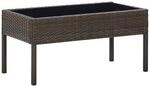 vidaXL Gartentisch Beistelltisch Gartenm&ouml;bel Tisch Balkontisch Loungetisch