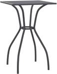 vidaXL Gartentisch, Garten Esstisch Mesh-Design, Terrassentisch Stahlgestell,