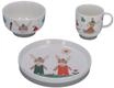 Sterntaler Baby Unisex Kindergeschirr Set Porzellan-Geschirr-Set 3-teilig Esel -