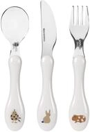 L&Auml;SSIG Kinderbesteck Set 3-teilig L&ouml;ffel Gabel Messer Edelstahl