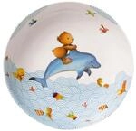Villeroy & Boch - Happy as a Bear Kinderteller tief, 19 cm, Premium Porzellan,