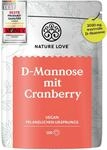 NATURE LOVE&reg; D-Mannose Pulver mit Cranberry - 250 Gramm Pulver zum Aufl&ouml;sen in