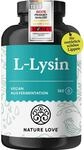 NATURE LOVE&reg; L-Lysin - 365 vegane Kapseln - 1000mg L-Lysin HCL pro Tagesdosis -