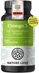 Nature Love Omega 3 - hochdosiert mit 650mg Omega 3 Fetts&auml;uren je Tagesdosis - 120