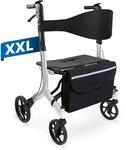 Weinberger 02262 Rollator XXL aus Aluminium, stabil, faltbar, Gehilfe XXL, mit