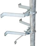 Premium X Mauerhalter 20cm Stahl verzinkt SAT Wandabstandshalter Wandbefestigung