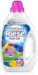 Wei&szlig;er Riese Color Gel (50 Waschladungen), Color Waschmittel sorgt f&uuml;r strahlend