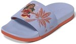 adidas Adilette Comfort Moana K Slippers, Blue Dawn Semi Impact Orange Blue...