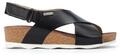 Pikolinos Keilsandalen in Leder MAHON f&uuml;r Frauen Farbe BLACK
