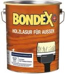 Bondex Holzlasur f&uuml;r Au&szlig;en Anthrazit (RAL7016) 4 L f&uuml;r 52 m&sup2;| Hoher Wetter- und