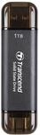 Transcend ESD310 1TB USB 10Gbps, Type C/A, Schwarz, bis zu 1,050 MB/s, Externe SSD 