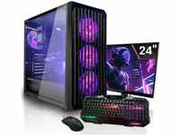 SYSTEMTREFF® Basic Gaming Komplett PC Set AMD Ryzen 5 PRO 4650G 6x4.3GHz | AMD...