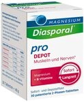 Magnesium-Diasporal Pro Depot Tabletten f&uuml;r Muskeln und Nerven, 30 St....