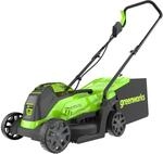 Greenworks GD24LM33 Kabelloser Akku Rasenm&auml;her mit b&uuml;rstenlosem Motor f&uuml;r kleinere