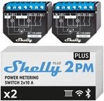 Shelly Plus 2PM | Wlan 2 Kan&auml;le Smart Relais Schalter | Rolladenschalter mit