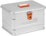 Alubox&reg; Aluminiumbox 29 Liter Alukiste mit Deckel, extra stabiles 1 mm
