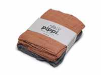 Pippi Unisex Baby 4er Pack Stoffwindeln, Spucktücher, Kuscheltücher oder