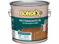 Bondex Wetterschutz Öl Braun 2,5 L für 28 m² | Langanhaltender Schutz |...