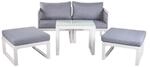 OUTLIV. Modular Bistroset Oscar, 5-TLG, Aluminium, Textilene, Wetterfest,...