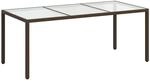 vidaXL Gartentisch Esstisch Terrassentisch Gartenm&ouml;bel Balkontisch Outdoor...
