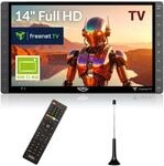 Xoro PTL 1450 V2 35,5 cm (14 Zoll) Tragbarer DVB-T/T2 Fernseher (freenet TV f&uuml;r
