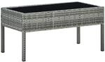 vidaXL Gartentisch Beistelltisch Gartenm&ouml;bel Tisch Balkontisch Loungetisch