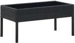 vidaXL Gartentisch Beistelltisch Gartenm&ouml;bel Tisch Balkontisch Loungetisch
