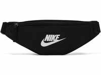 Nike Unisex Heritage G rteltaschen, Black/Black/White, Einheitsgröße EU