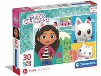 Clementoni Dreamworks Gabby's Dollhouse - Puzzle mit 30 Teilen für Kinder ab 3