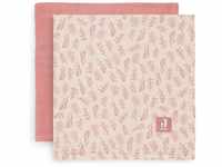 Jollein 535-852-66028 Burp Cloths Hydrofiel Meadow Pink Pack of 2 (115 x 115 cm)